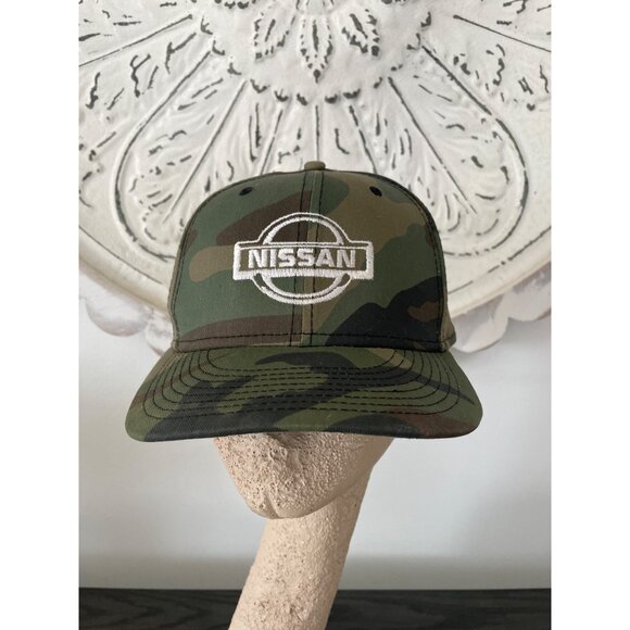 New Era Nissan Camouflage Adjustable Snapback Cap OSFM - Picture 1 of 7